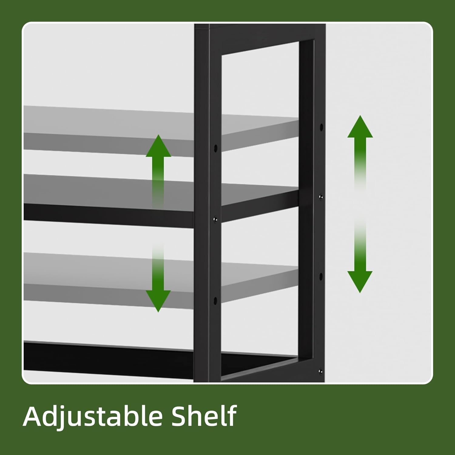 5-Tier Industrial Ladder Bookshelf, Tall Display Storage Unit for Home Office