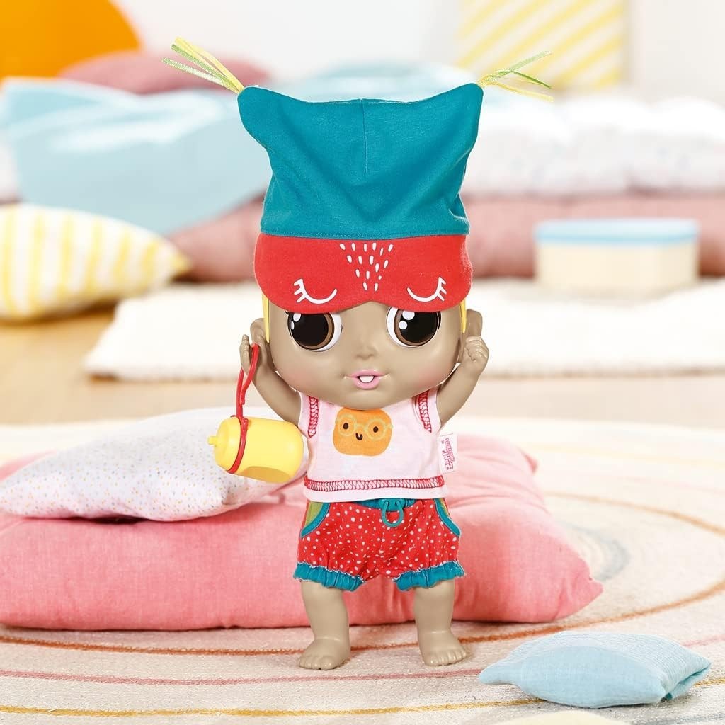 30cm Interactive Baby Doll Sound Effects Moving Eyes Outfit Set