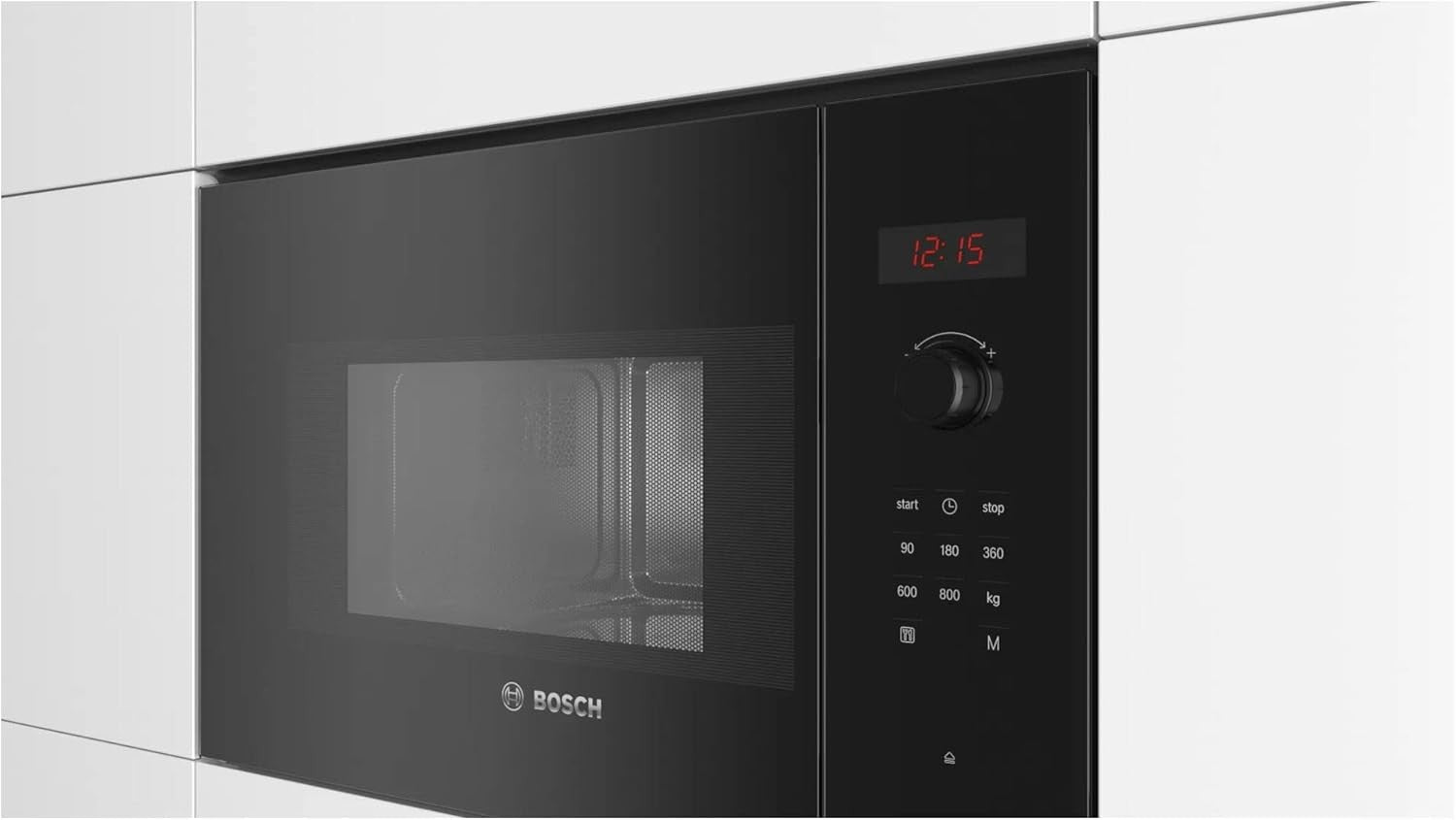 Built In Microwave Black Digital Touch Control