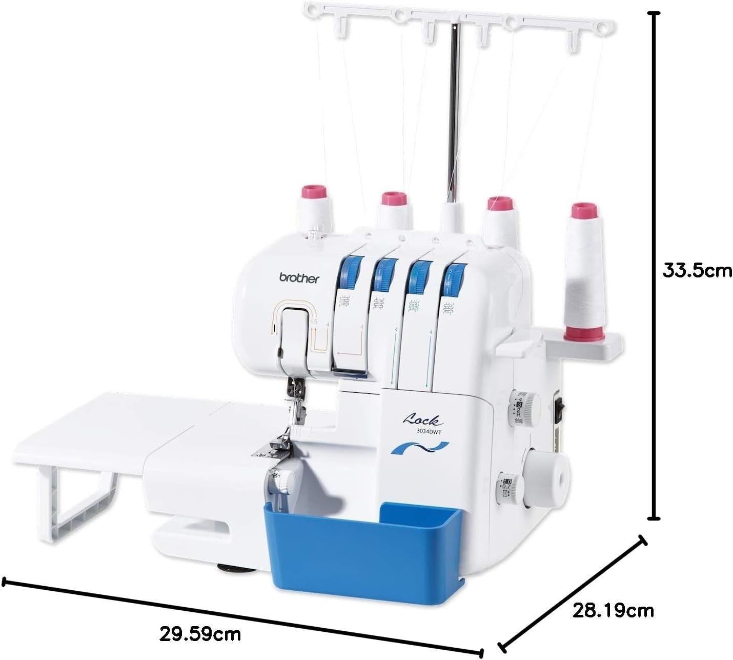 3 4 Thread Overlocker Sewing Machine Extension Table Extra Feet