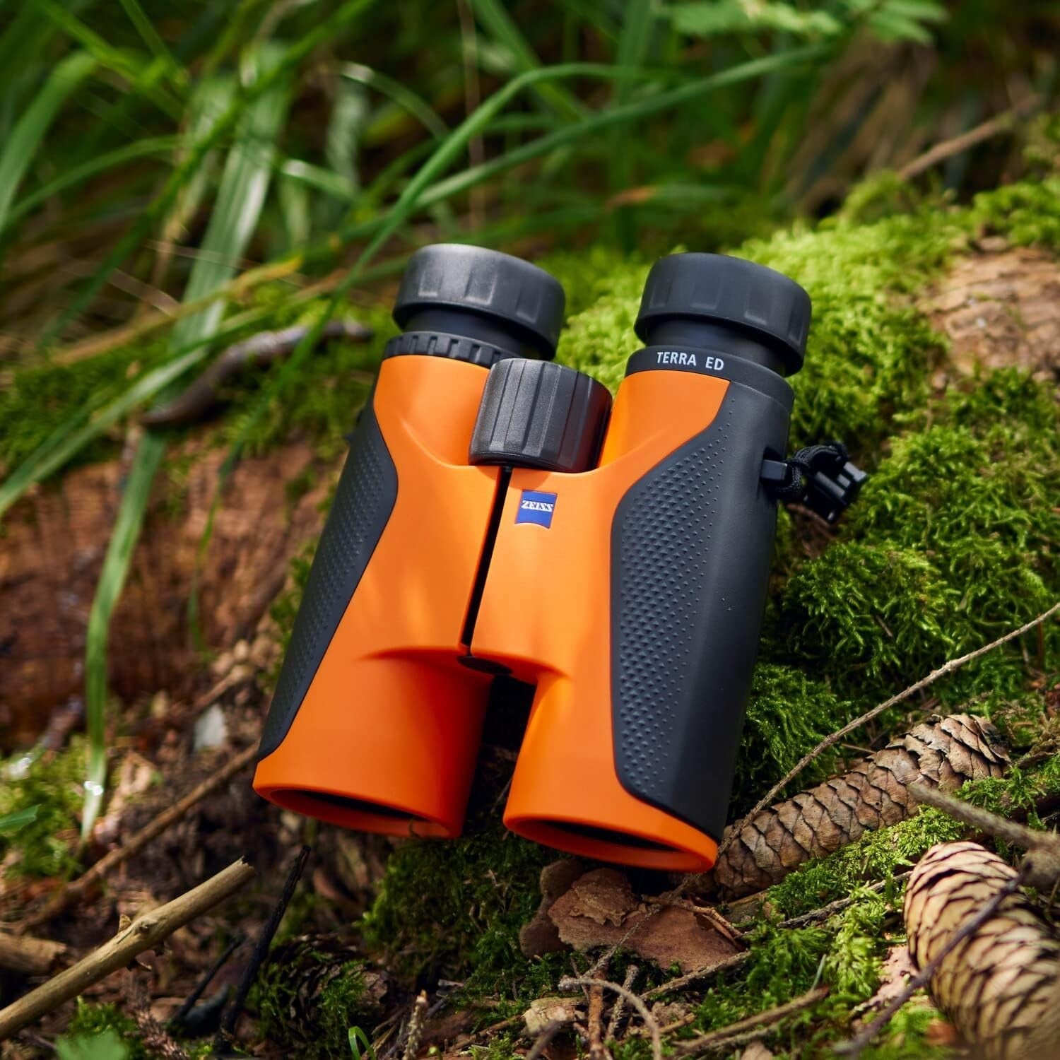8x42 HD Binoculars Waterproof Lightweight Orange Outdoor Bird Watching Optics