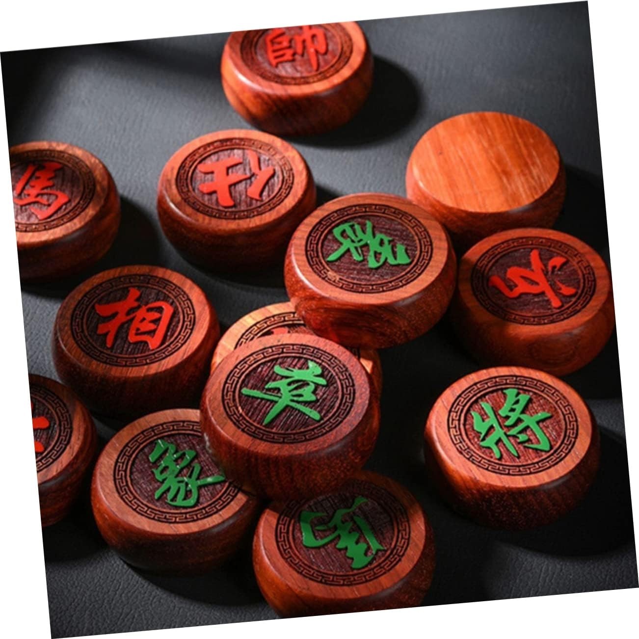 Chinese Chess Xiangqi Set Portable Wooden Board Travel Strategy Game