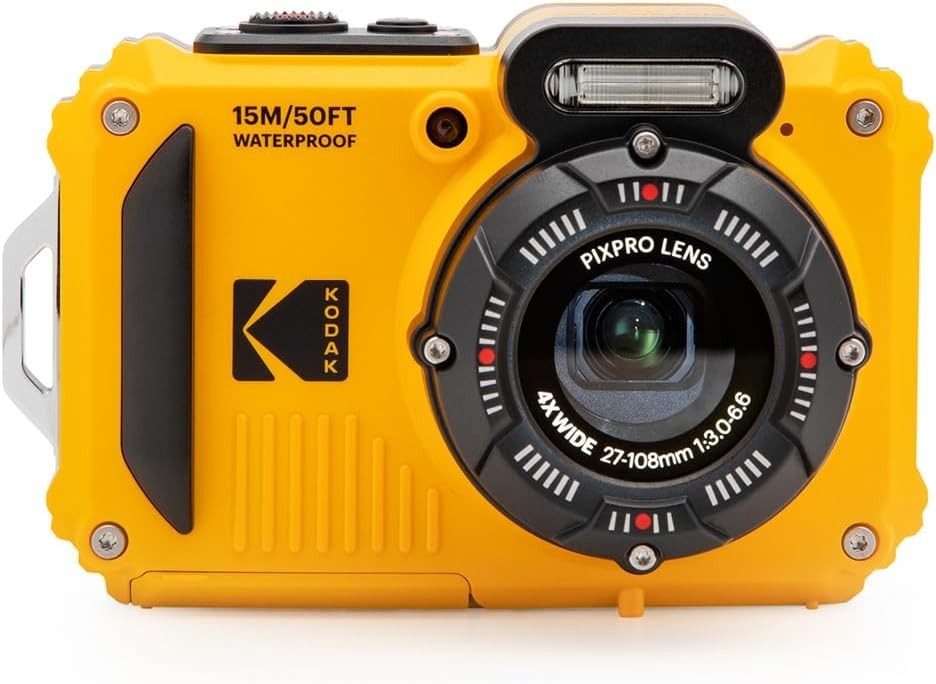 Rugged Waterproof Digital Camera 16MP 4X Zoom Full HD 2.7" LCD