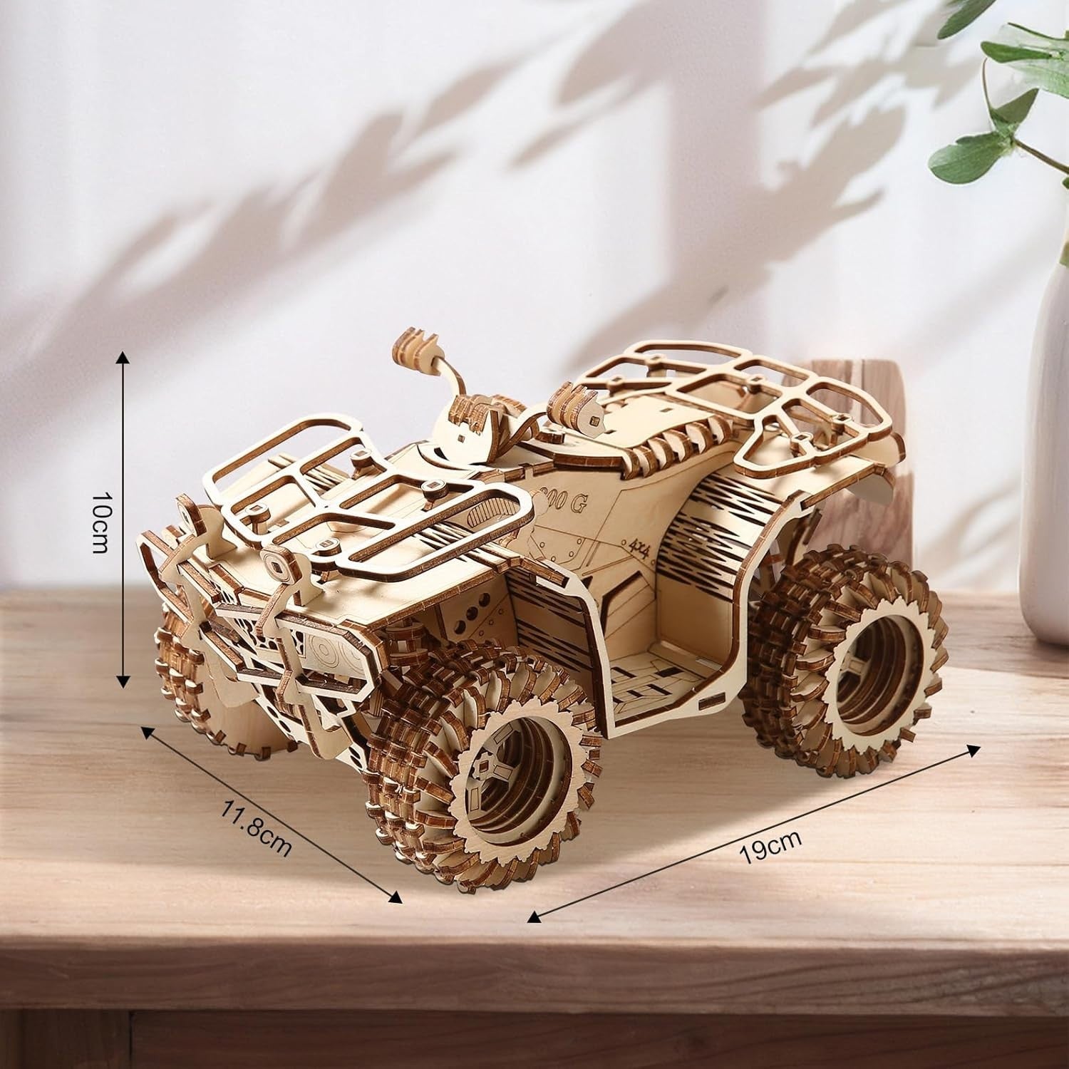 3D Wooden Beach Buggy Puzzle Model Kit – DIY Craft, Home Decor Gift