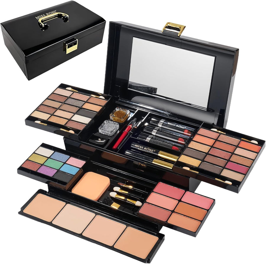 All In One Makeup Kit 39 Colour Palette Carry Case Gift Set