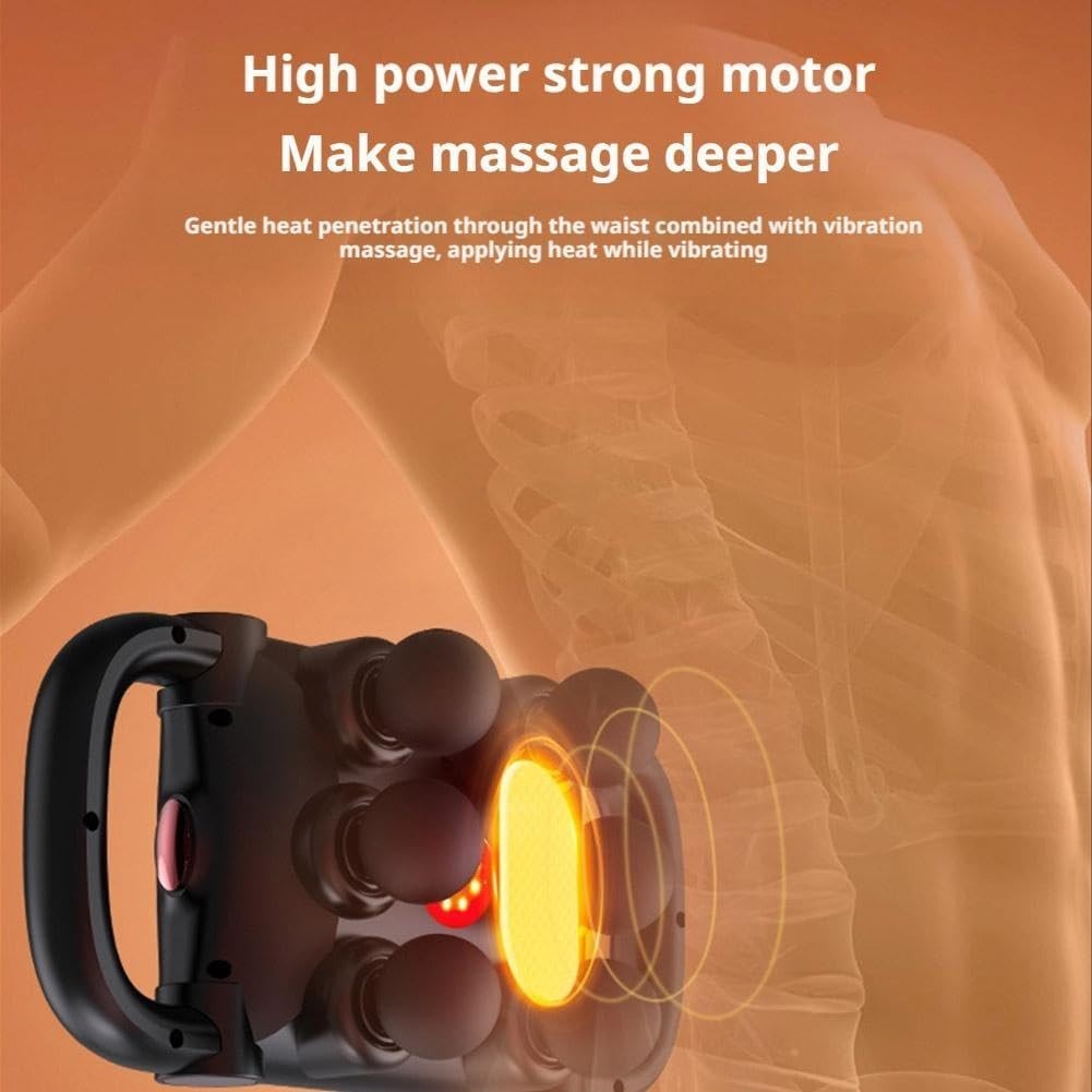 6 Head Deep Tissue Massage Gun Quiet Full Body Muscle Pain Relief 3 Modes