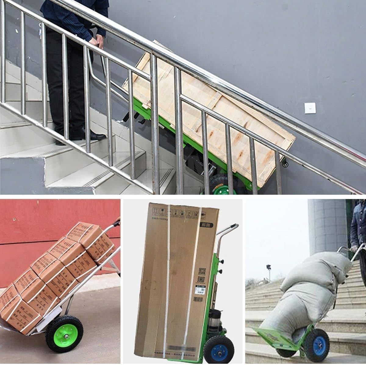 Electric Stair Climber Hand Truck 800W Foldable 220kg Load w/ 48V Battery