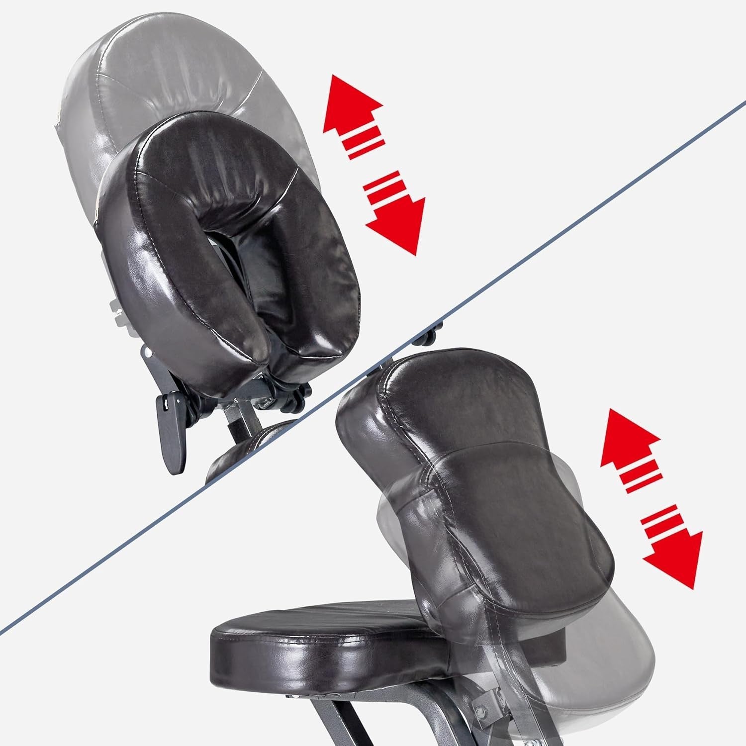Portable Massage Chair Lightweight Adjustable Folding Tattoo Spa Therapy Coffee