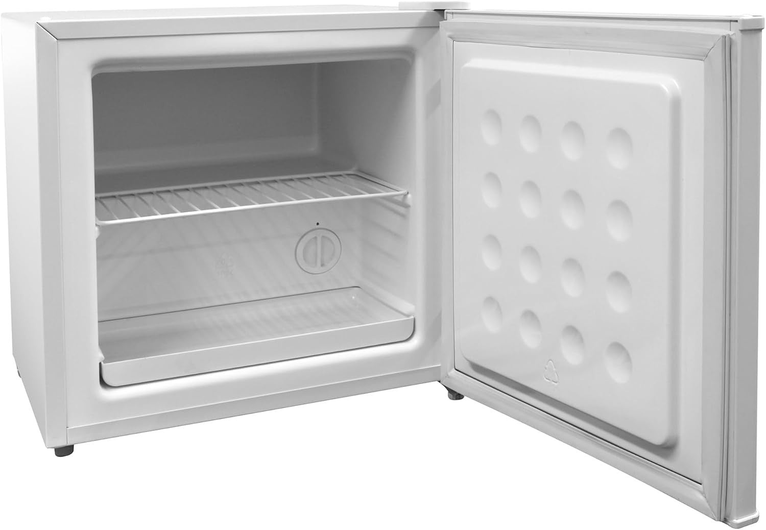 Mini Freezer 31L Tabletop Compact White Reversible Door Adjustable Feet