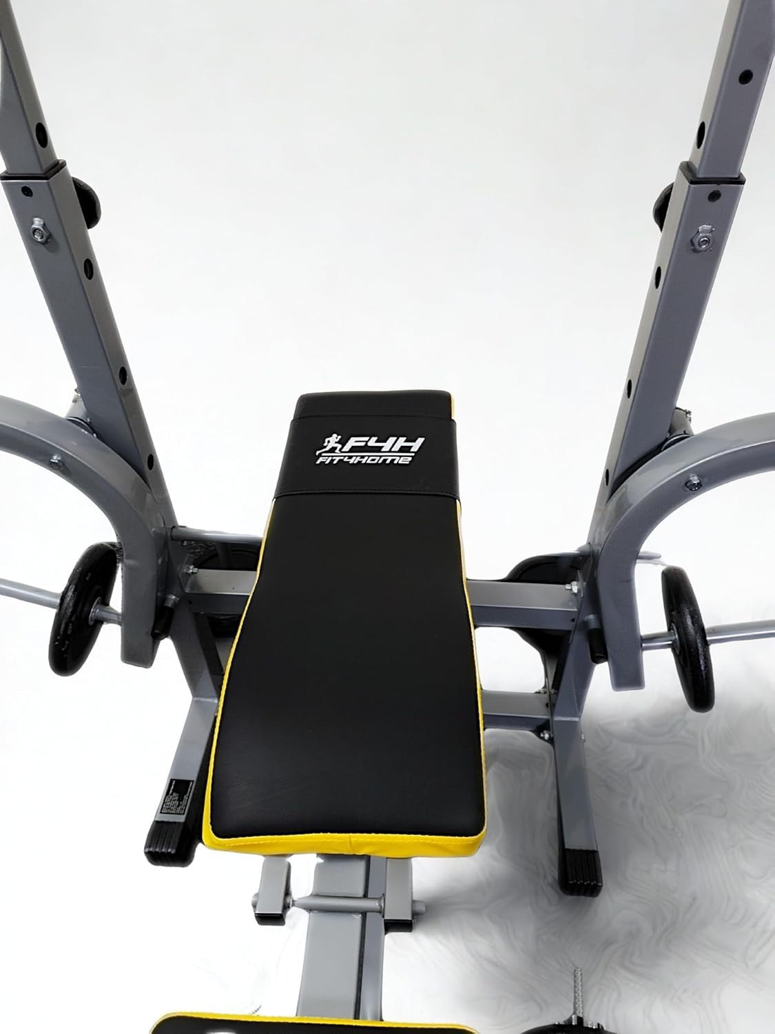 Heavy Duty Adjustable Weight Bench With Barbell Rack Preacher Curl Home Gym
