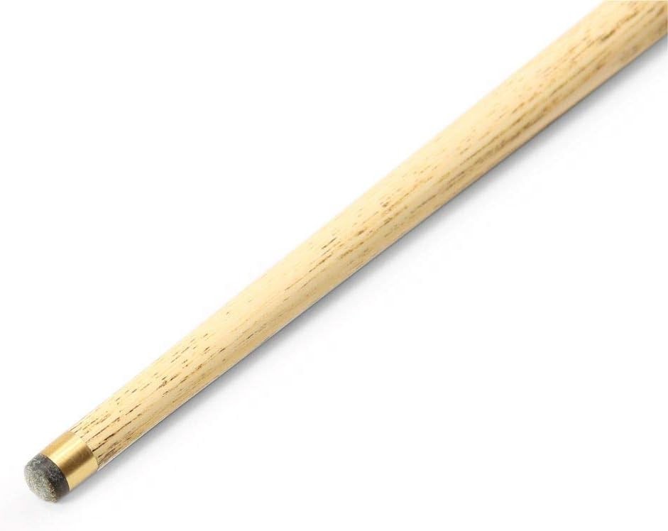 57" 2 Piece Ash Snooker Pool Cue 9mm Tip Brass Joint 18oz 19oz