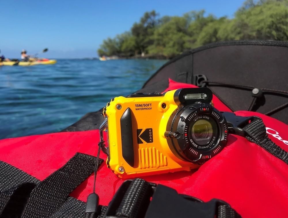Rugged Waterproof Digital Camera 16MP 4X Zoom Full HD 2.7" LCD