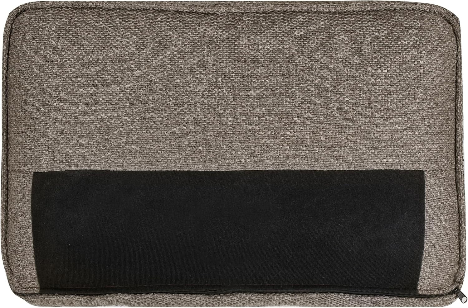 Brown Chaise Lounge Sofa Right-Hand | Bolster Cushion Modern Metal Legs