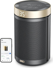 Smart 1500W Tower Heater – WiFi, Alexa, Silent, Timer & Thermostat