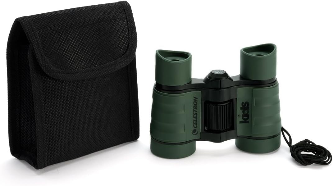 Kids 4x30 Outdoor Binoculars Shockproof Lightweight Toy for Exploring