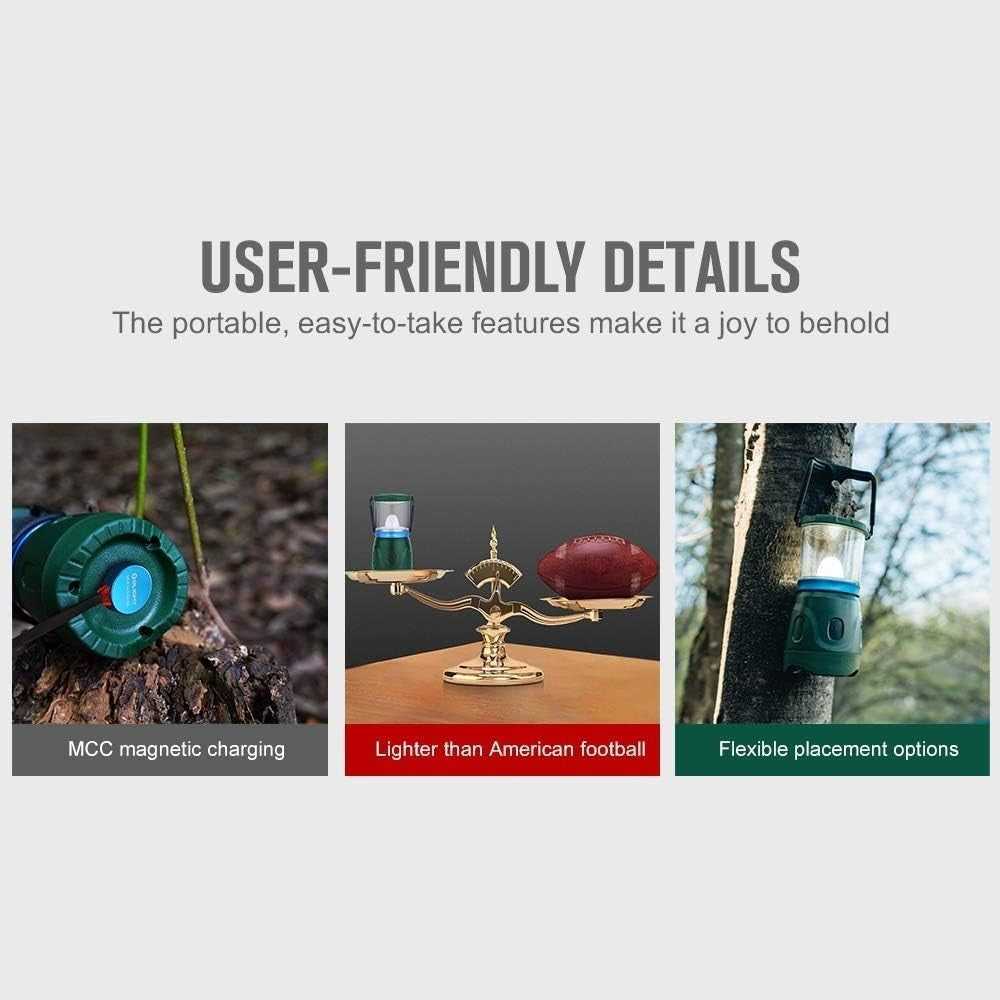 OLIGHT Olantern 360° Rechargeable LED Camping Lantern 360LM Moss Green
