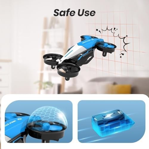 Holy Stone HS210F Mini Drone 2-in-1 RC Quadcopter LED Altitude Hold