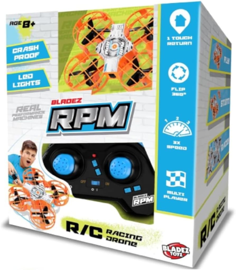 Bladez Mini Drone for Kids 8-12, Crash Resistant, 3 Speeds, LED Lights