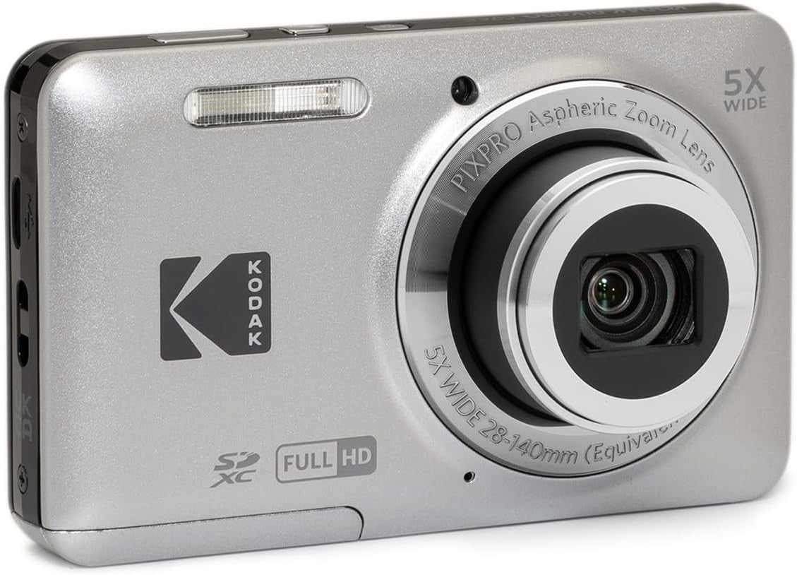 16MP Digital Camera 5X Zoom 1080P Vlogging Camera Wide Angle