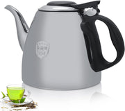 1.2L Stainless Steel Teapot with Infuser Stovetop Tea Coffee Kettle