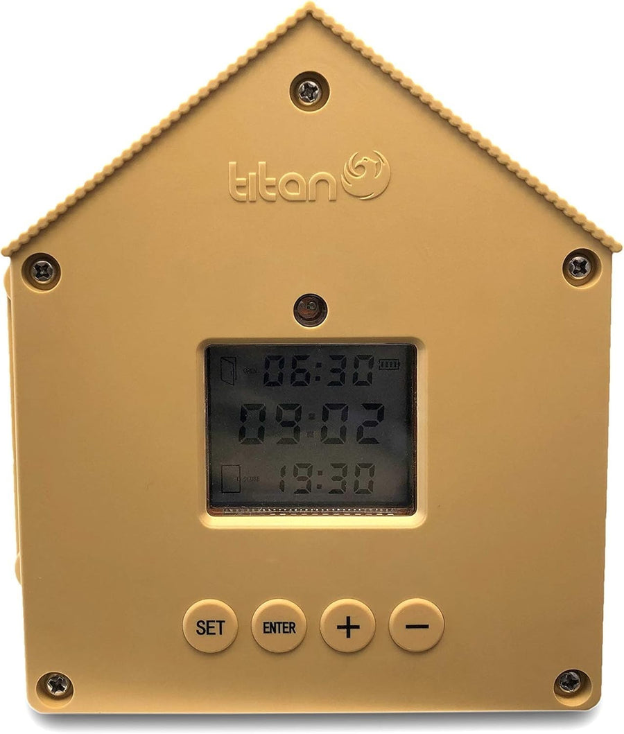 Automatic Chicken Coop Door Opener 5KG Lift Timer Light Sensor