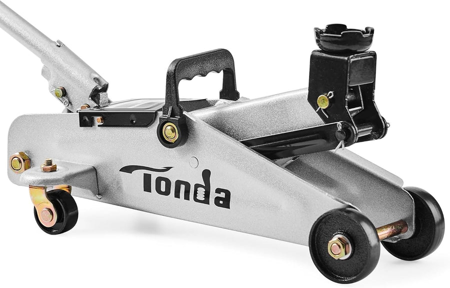 2 Ton Hydraulic Trolley Jack Compact Car Floor Jack 4.9–11.8" Lift for Sedans