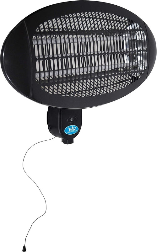 Outdoor Electric Patio Heater 2kW Wall Mounted 3 Heat Settings Safe & Efficient