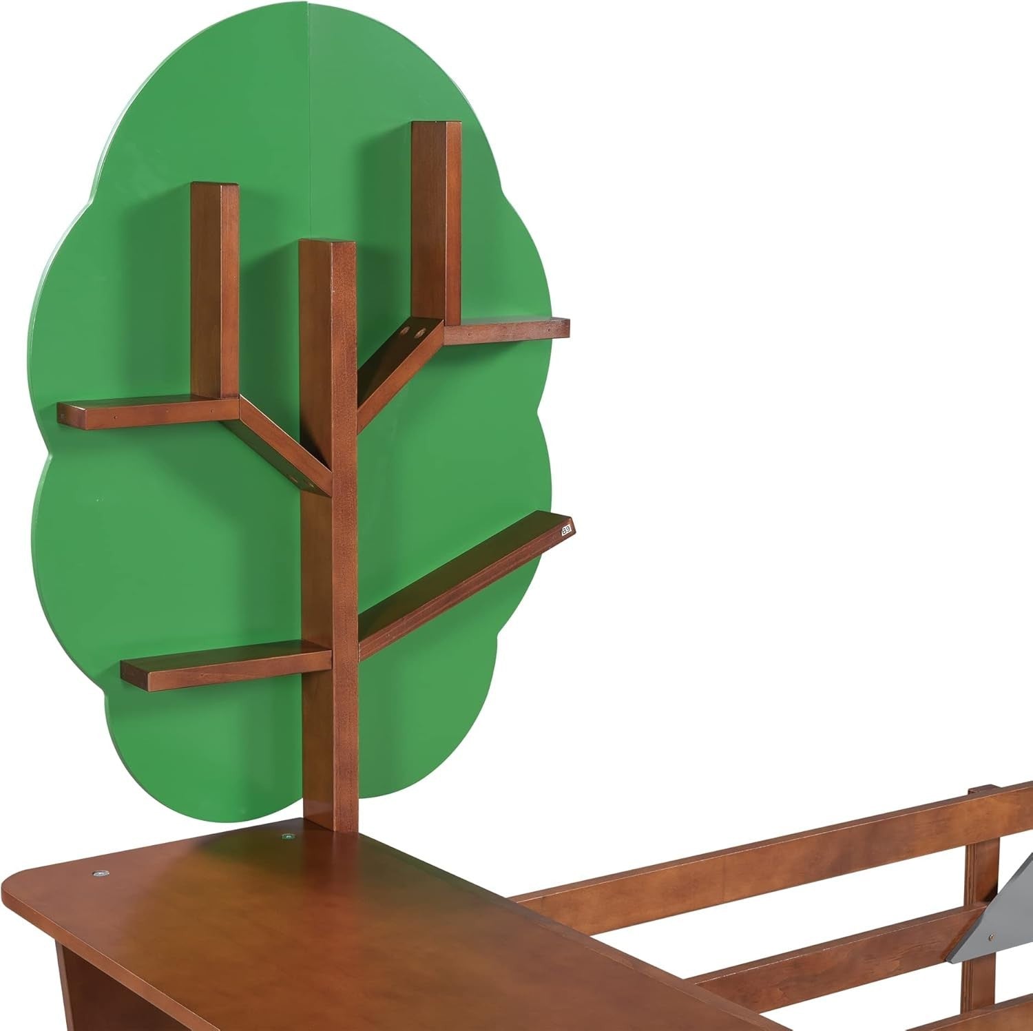 Kids Bed with Storage Drawers & Desk 3FT Toddler Tree Shelf 90x190cm