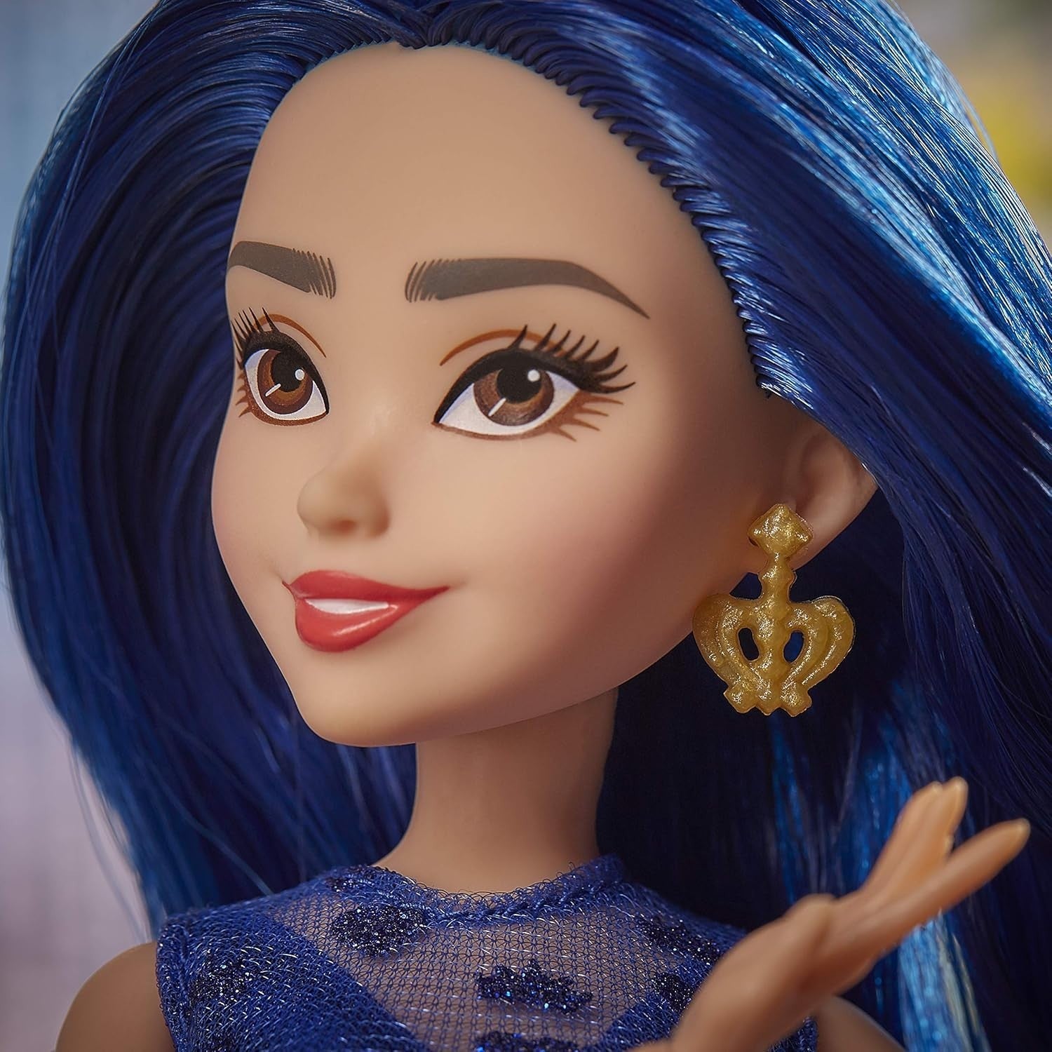 Royal Wedding Fashion Doll Blue Dress Earrings Shoes Gift