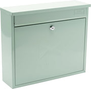 Lockable Wall Mounted Post Box Weatherproof Steel Mailbox Secure & Stylish