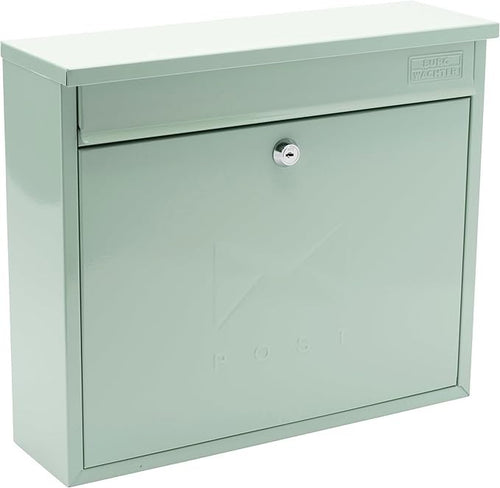 Lockable Wall Mounted Post Box Weatherproof Steel Mailbox Secure & Stylish