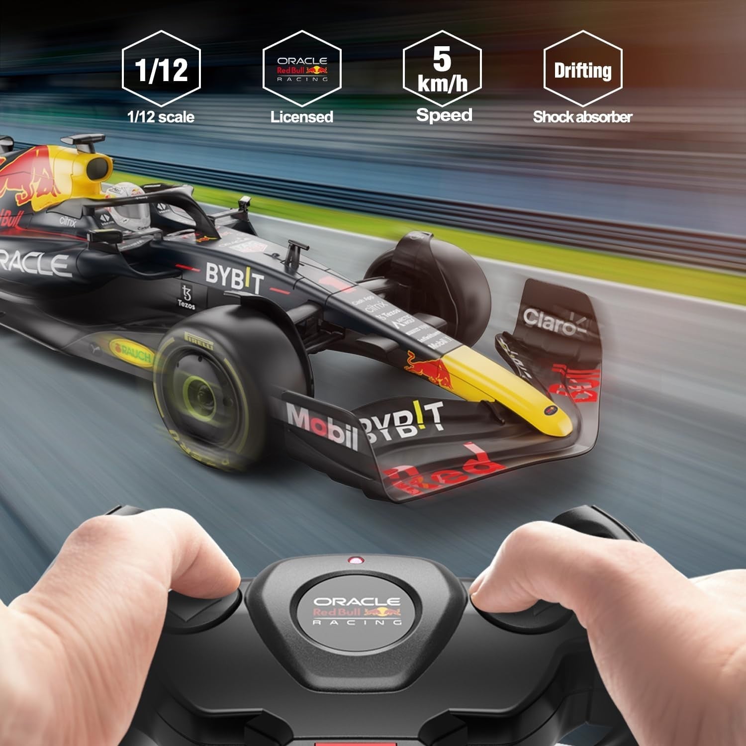Red Bull F1 RB18 RC Car 1:12 – Official Licensed 2.4GHz Racing Model