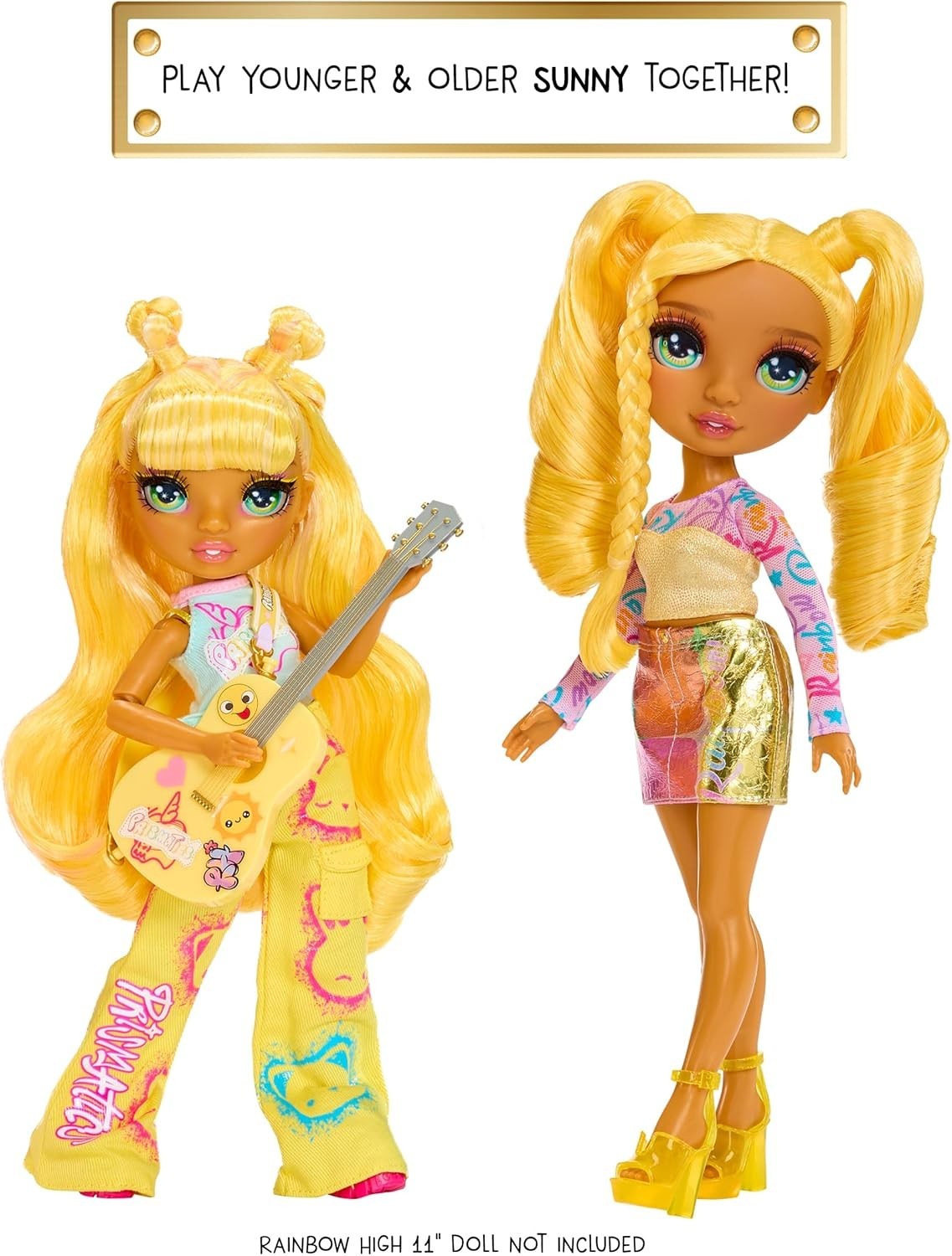 23cm Fashion Doll Rock Band Guitar Stickers Posable Toy