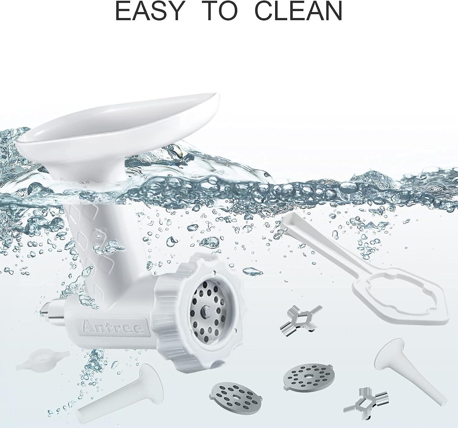 Food Grinder Attachment for Stand Mixer Sausage Maker 2 Tubes