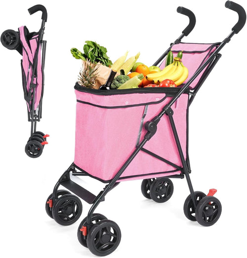 Collapsible Folding Wagon Heavy Duty Utility Cart All Terrain Outdoor Trolley