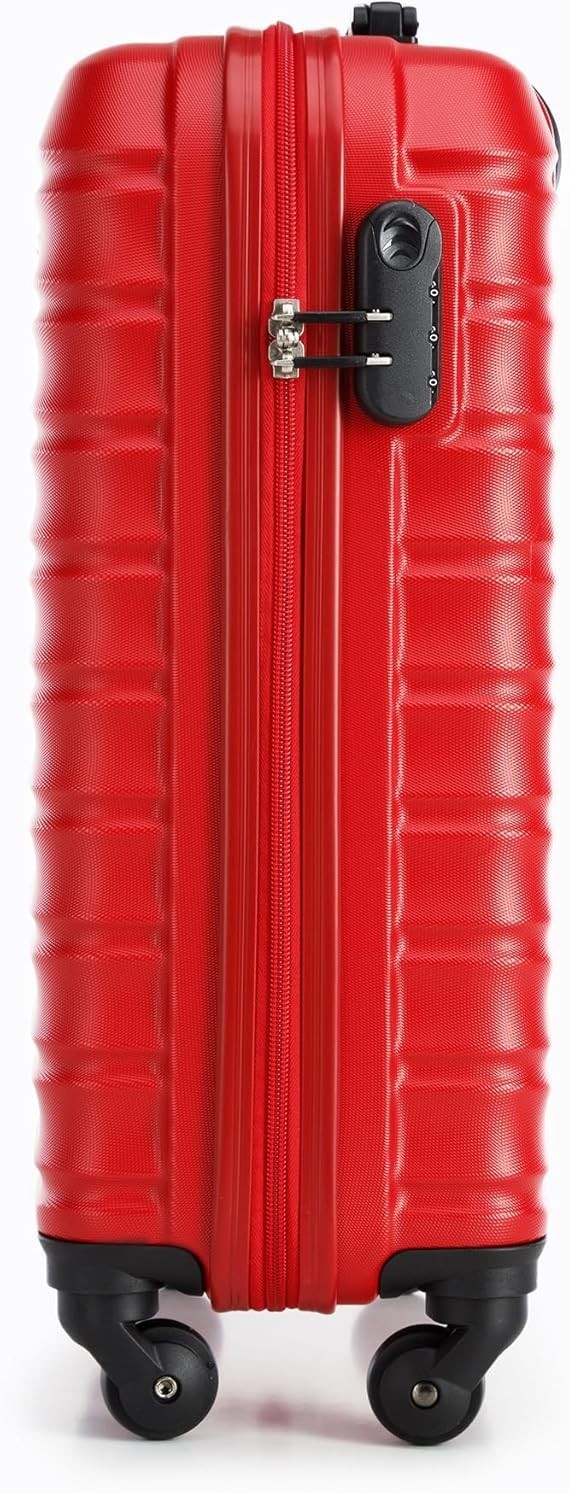 Cabin Carry On Suitcase Lightweight 4 Wheel Hard Case Lock