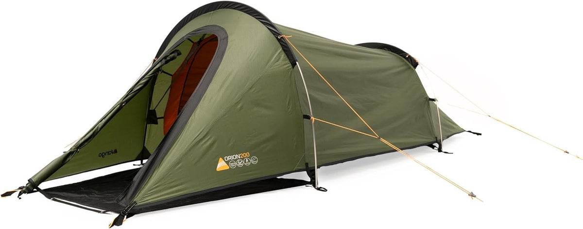 2 Man Lightweight Tunnel Tent 5000mm Waterproof Alloy Poles