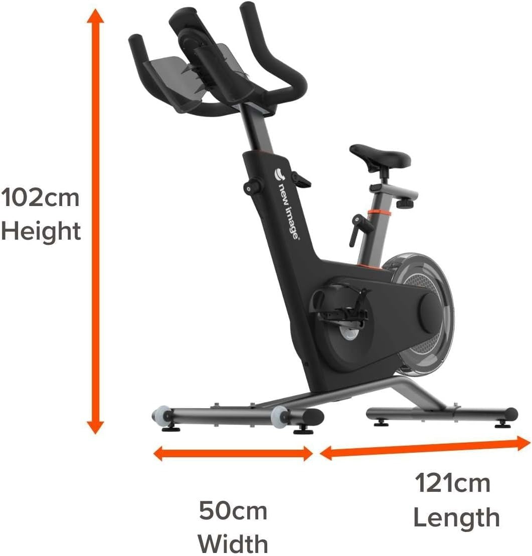 Electromagnetic Exercise Bike w/ LCD Monitor, 16 Levels & Adjustable Seat