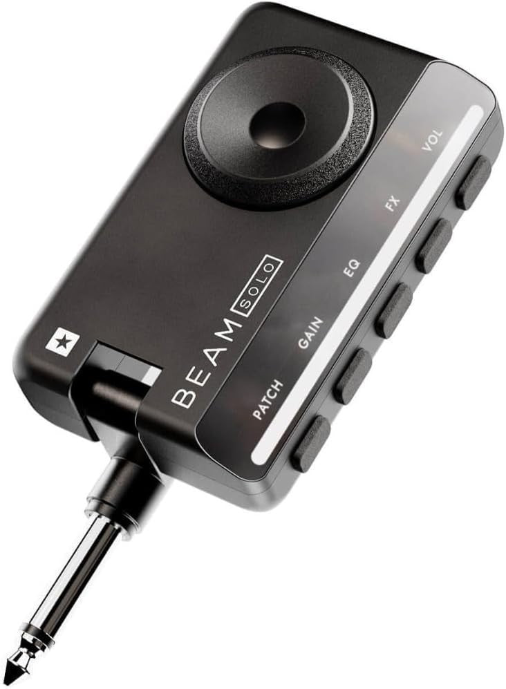 Portable Guitar Headphone Amp BEAM USB-C Bluetooth Tuner 6hr Battery