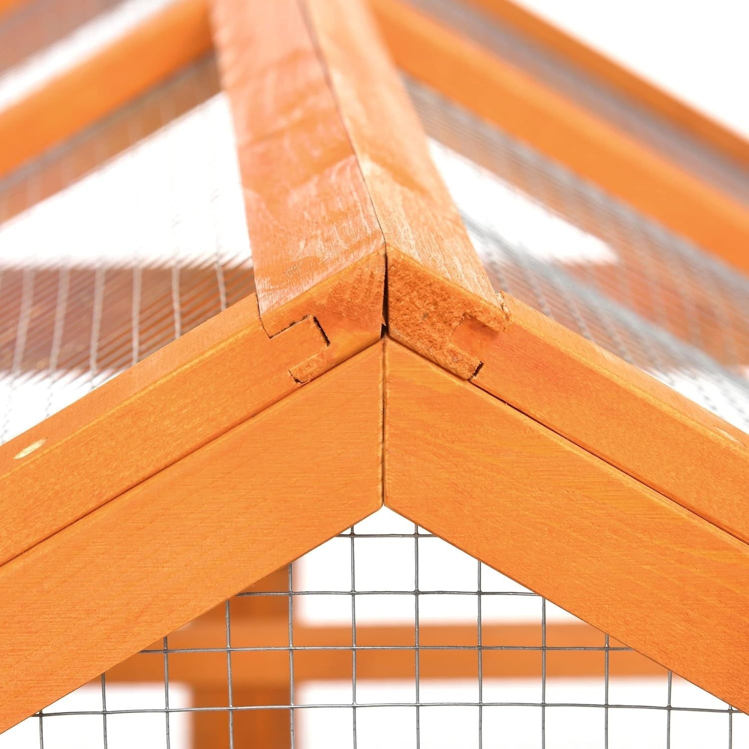 Expandable Wooden Chicken Run Outdoor Pet Playpen Ventilated 1–3 Hens