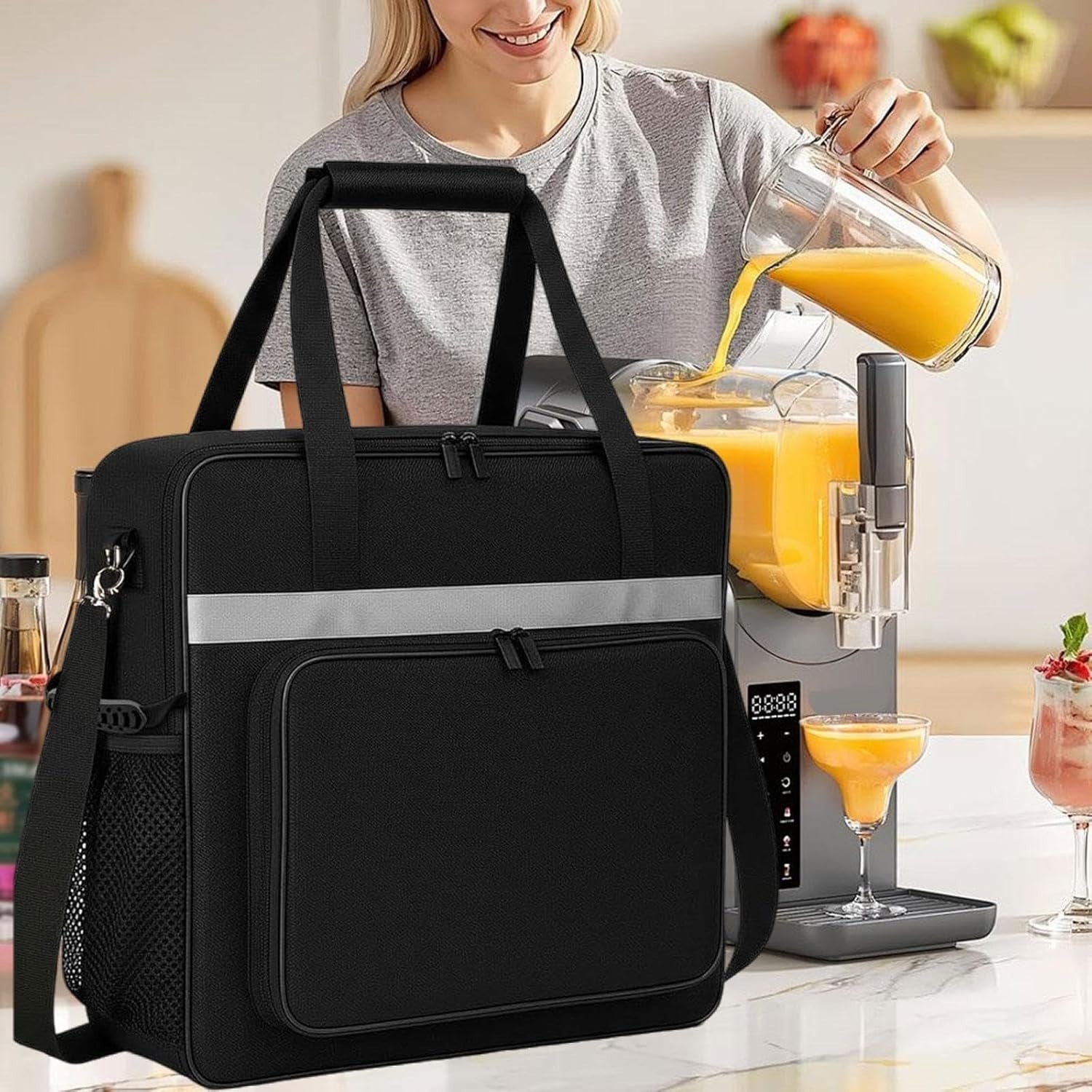 Portable Slush Machine Carrying Bag Dustproof Nylon Storage Case