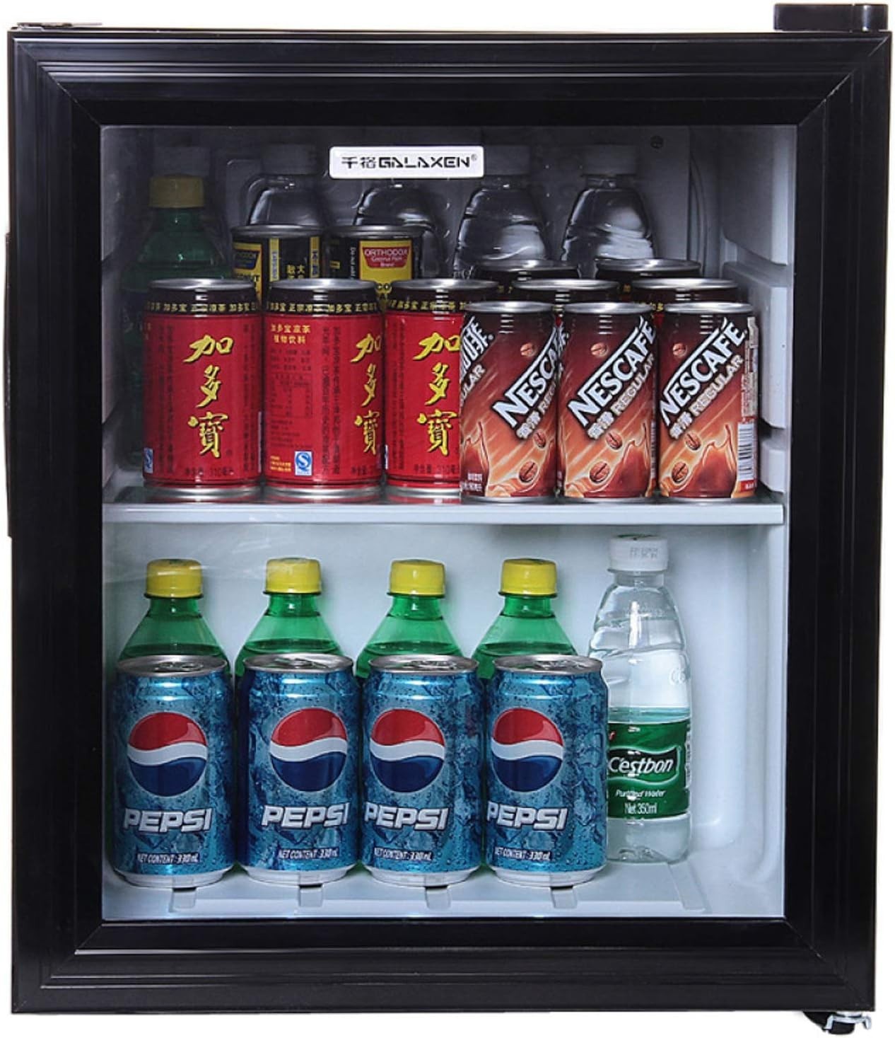 10L Mini Fridge Black Portable Quiet Frost-Free Bedroom Freezer