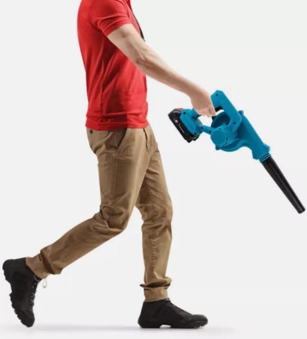 48V Cordless Leaf Blower Vacuum 2-in-1 Dual Battery Garden Yard Cleaner