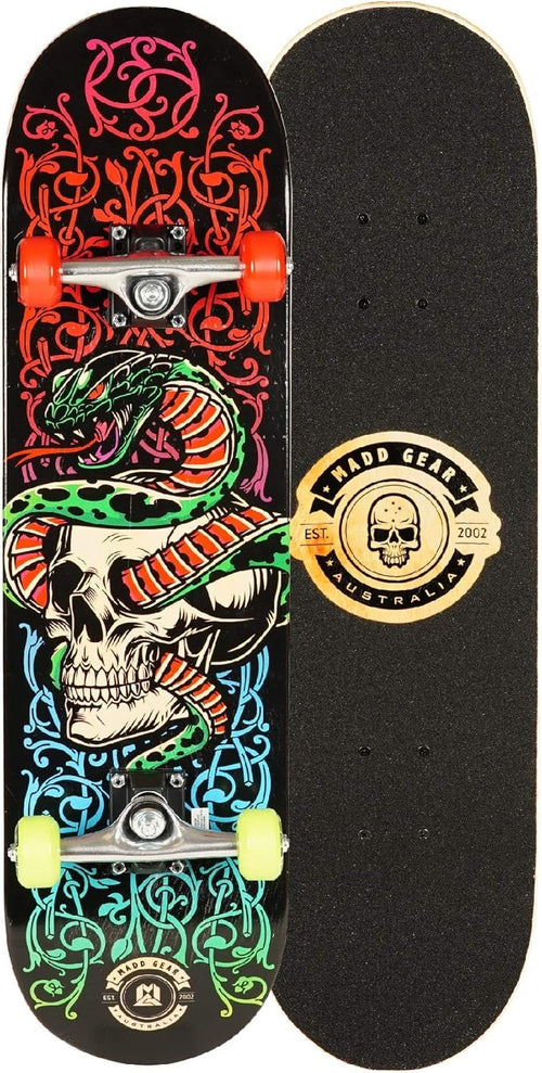 Snake Pit Beginner Skateboard 31"x8" Maple Deck 50mm PU Wheels