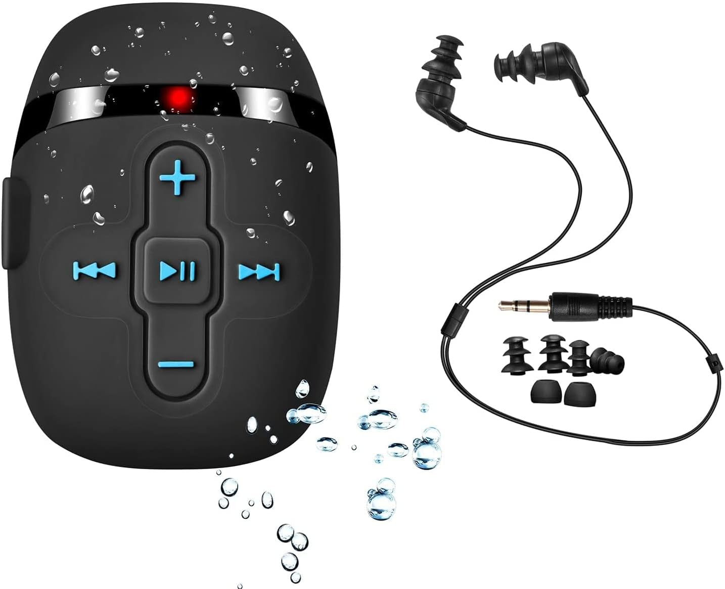 Waterproof MP3 Player 8GB for Swimming HiFi Underwater Headphones