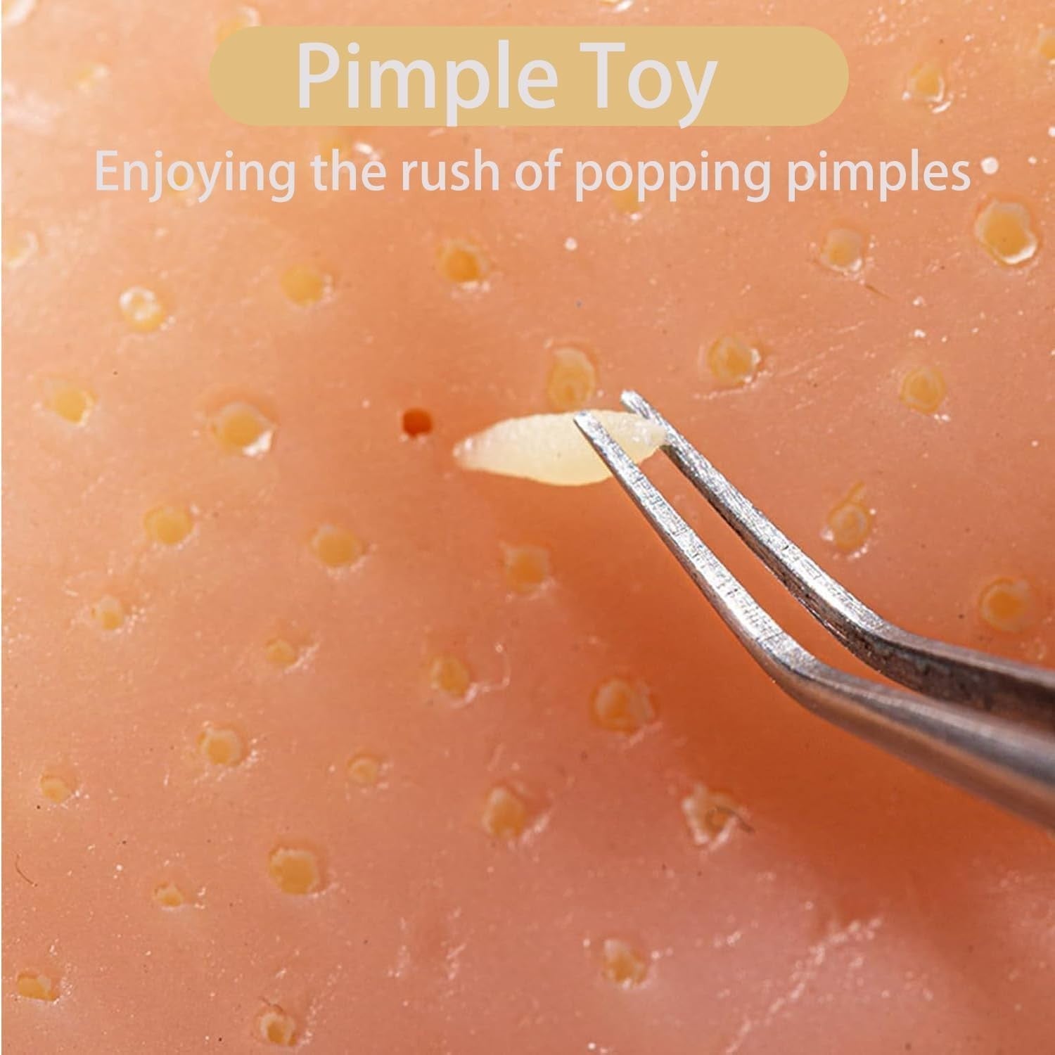 Pimple Popping Fidget Toy Stress Relief Silicone Zit Picking Toy Set