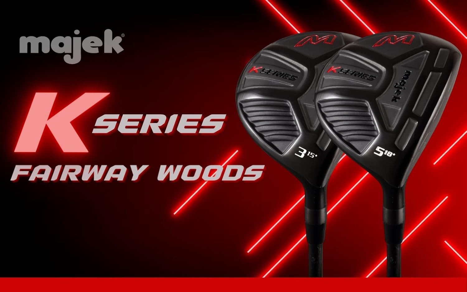3 & 5 Fairway Wood Set Right Hand Senior Flex Graphite Easy Launch