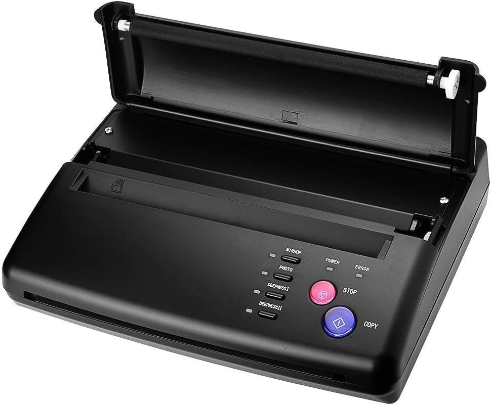 Tattoo Thermal Stencil Printer Copier A4 Transfer Machine USB Black
