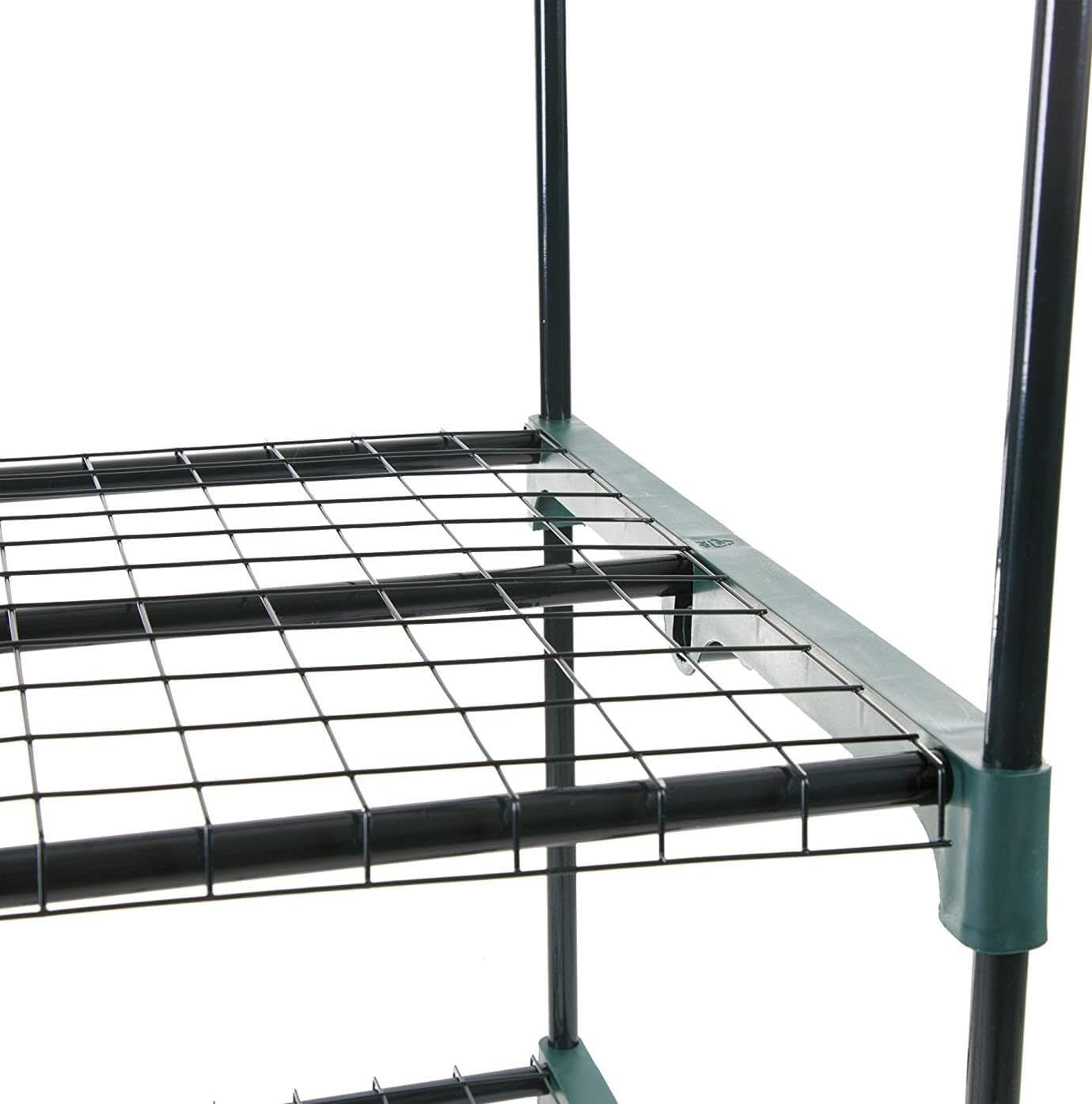4-Tier Mini Greenhouse PVC Cold Frame Vertical Plant Shelves for Patio & Garden