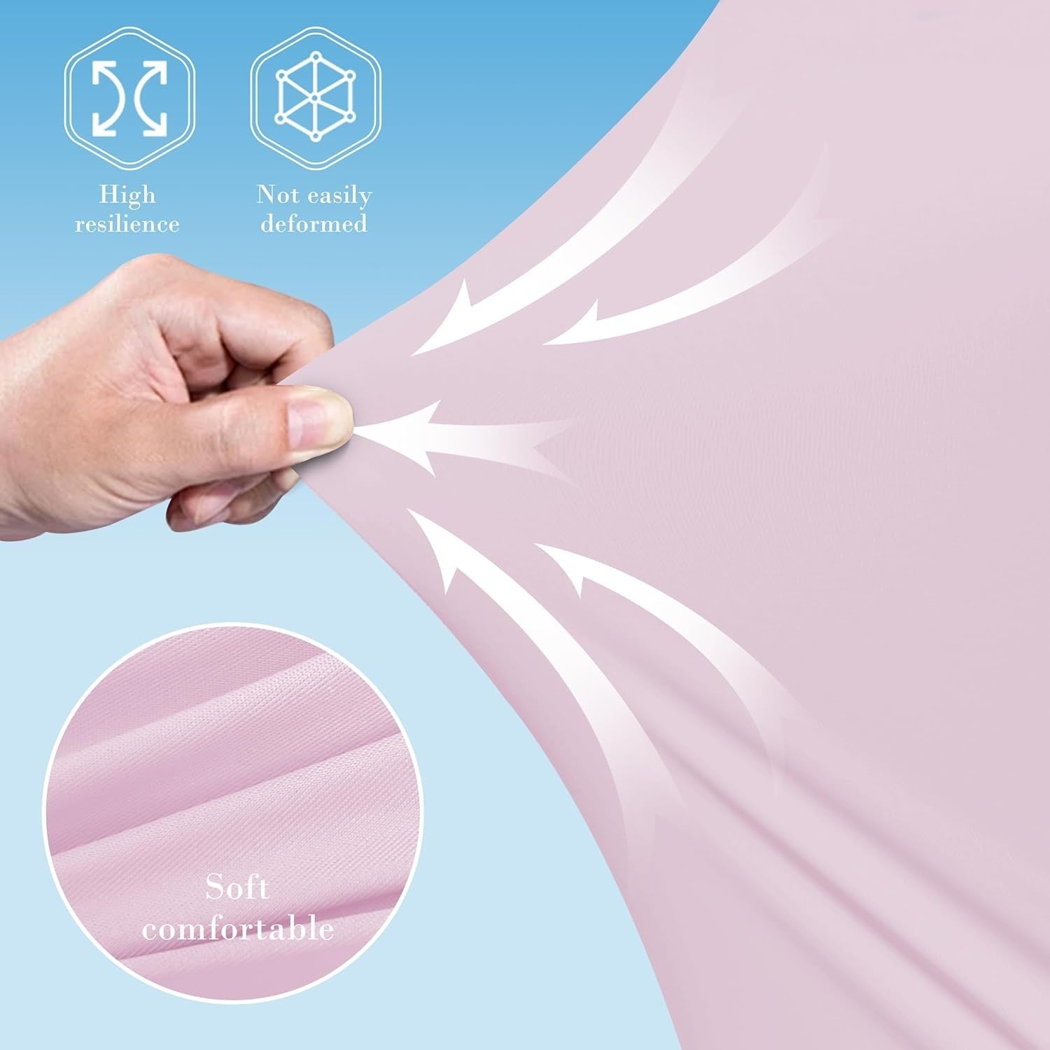 Pregnancy U Shape Body Pillow 57” Full Body Maternity Support Cooling